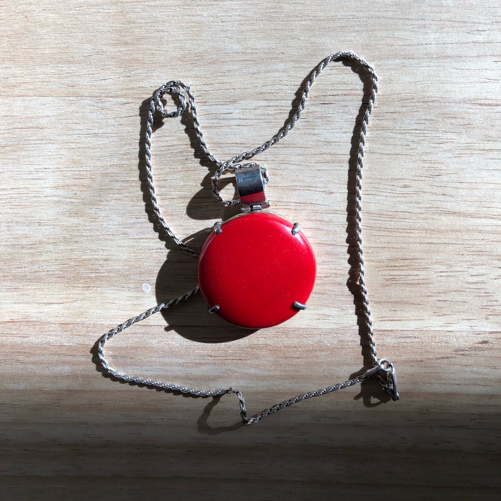 Vintage Red Pendant